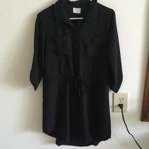 Black Shirt Dress